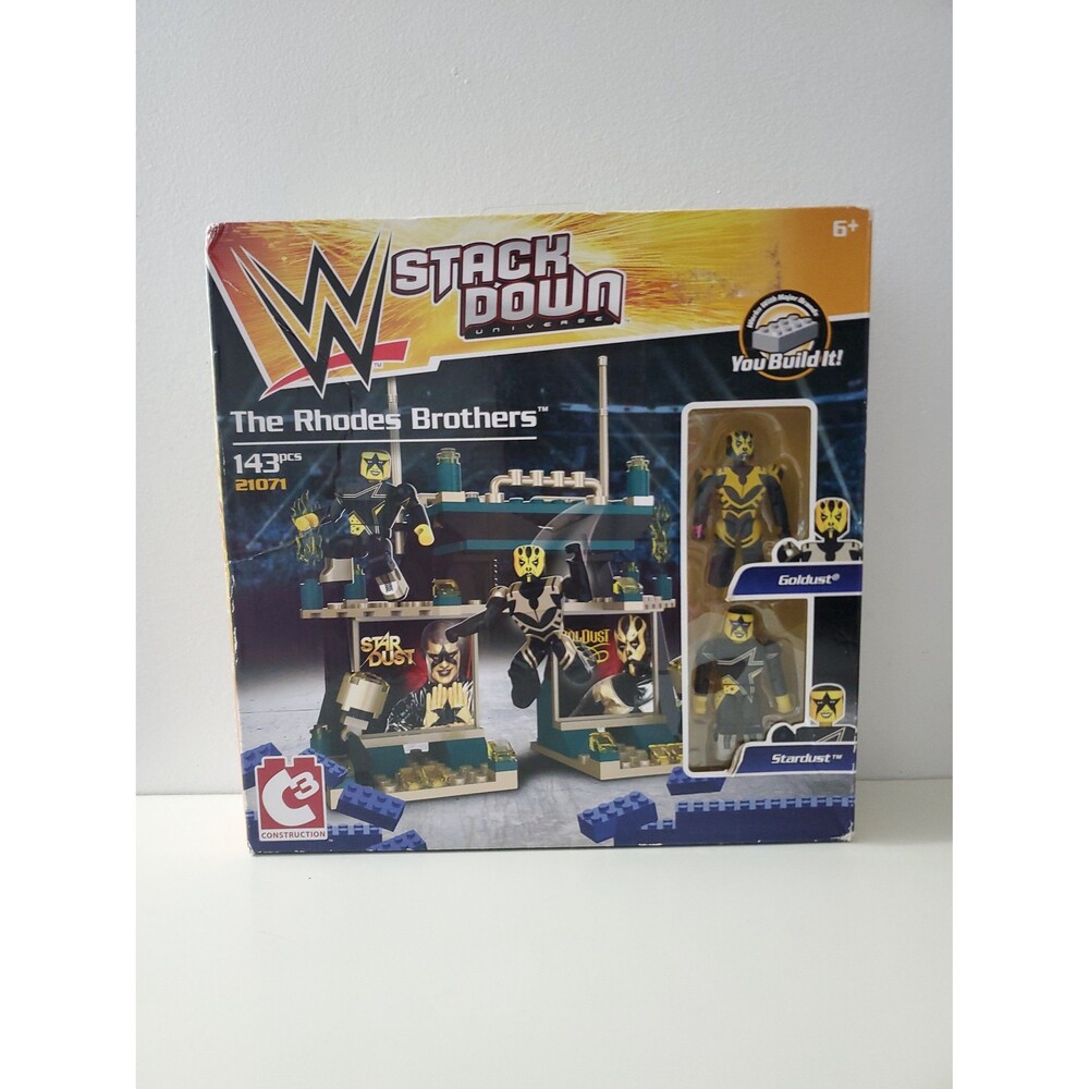 WWE Stackdown Universe The Rhodes Brothers Goldust & Stardust 143 pieces